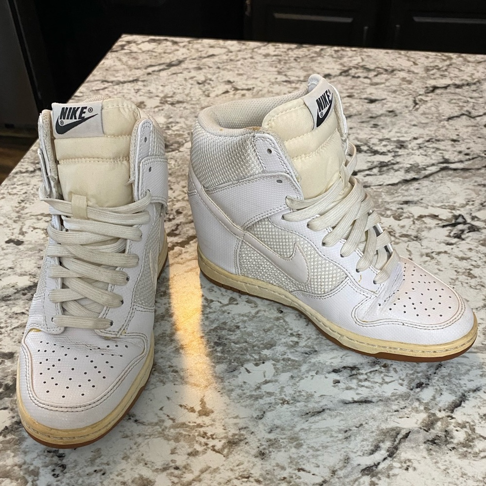Nike Dunk Sky High Wedges size 6